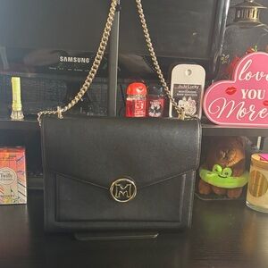 Metrocity Black M Logo Women's Bag